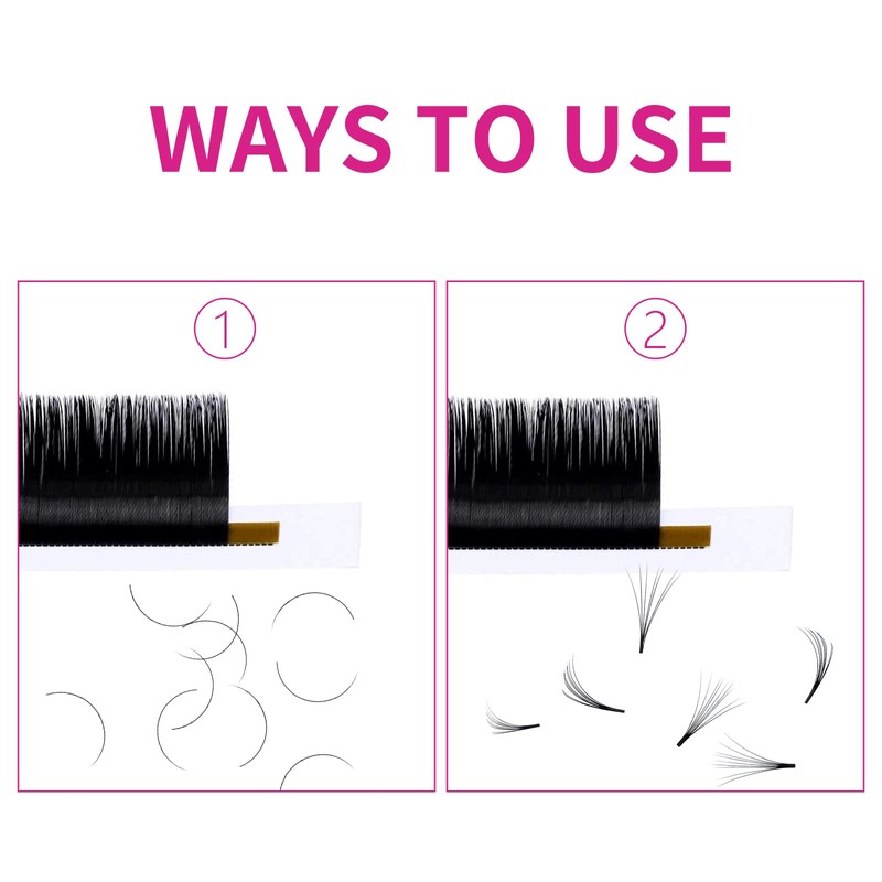 Lash Extension Supplies 0.07 DD Curl 15-20mm Regular Volume Lash
