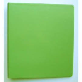 Lime 3 Ring 1.5" View Binder 8.5 X 11 - Pack of 6