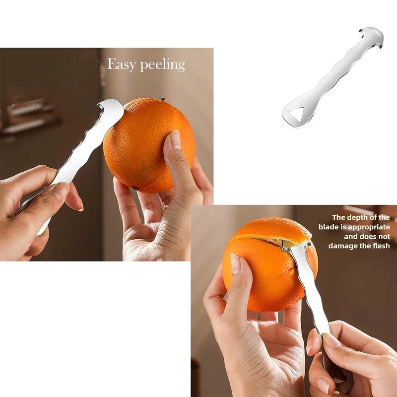 Orange Peeler Tool & Citrus Peeler- 304 Stainless Steel Fruit