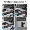 SWITCHFLUX HDMI to DisplayPort Adapter [1 Pack], 4k@60Hz HDMI to