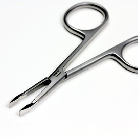 Solingen (Solingen) Axion Stainless Steel Scissors Shaped Tweezing Premium Smoke Finish # slg009022fba