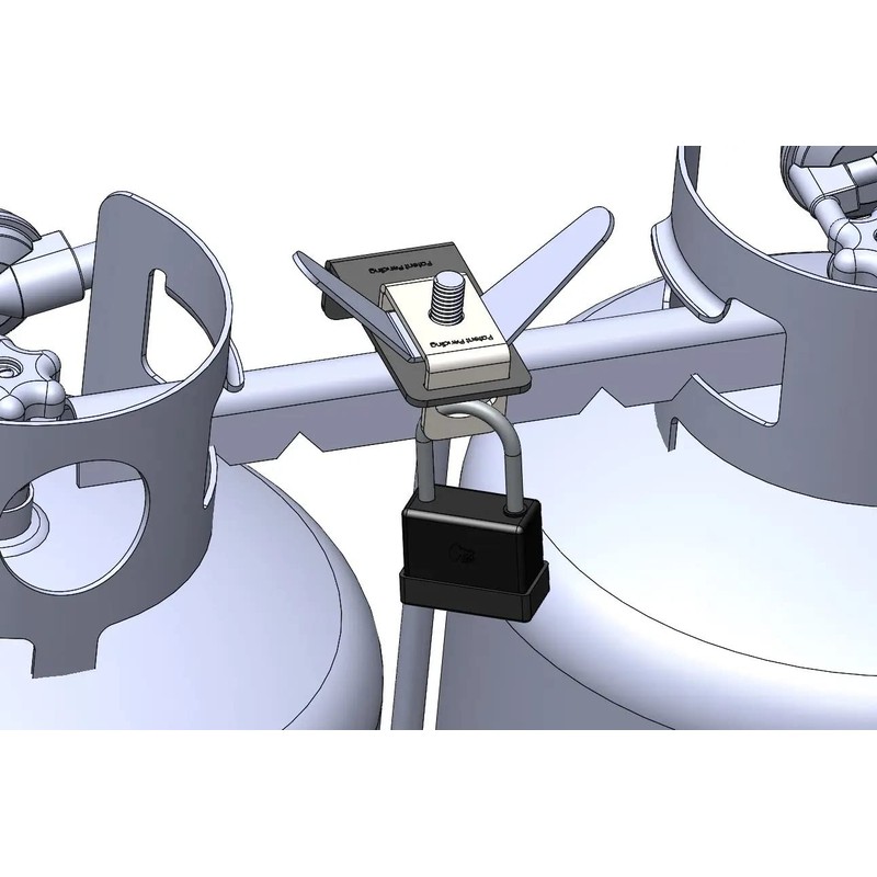 RecPro RV LP Tank Lock and Pad Lock | RV