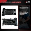 Valve Cover with Gasket 224102G100 for Hyundai 2.0L 2.4L 2010-2016(Black)