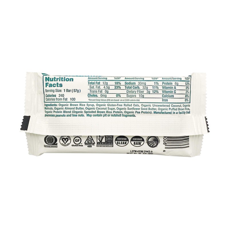 Gomacro Organic Macro Bar, Granola with Coconut, 2 oz