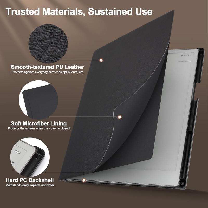 Caweet Stand Case for Remarkable Paper Pro 11.8 Inch 2024,