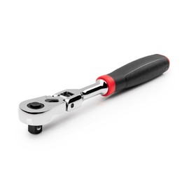 TEKTON 3/8 Inch Drive x 8 Inch Flex Head Quick-Release Comfort Grip Ratchet | SRH32108