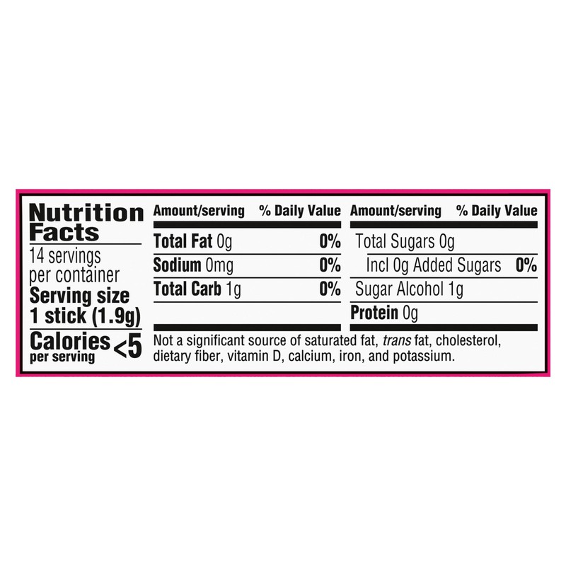 Trident Bubblegum Sugar-Free Chewing Gum, 12 Packs of 14 Pieces