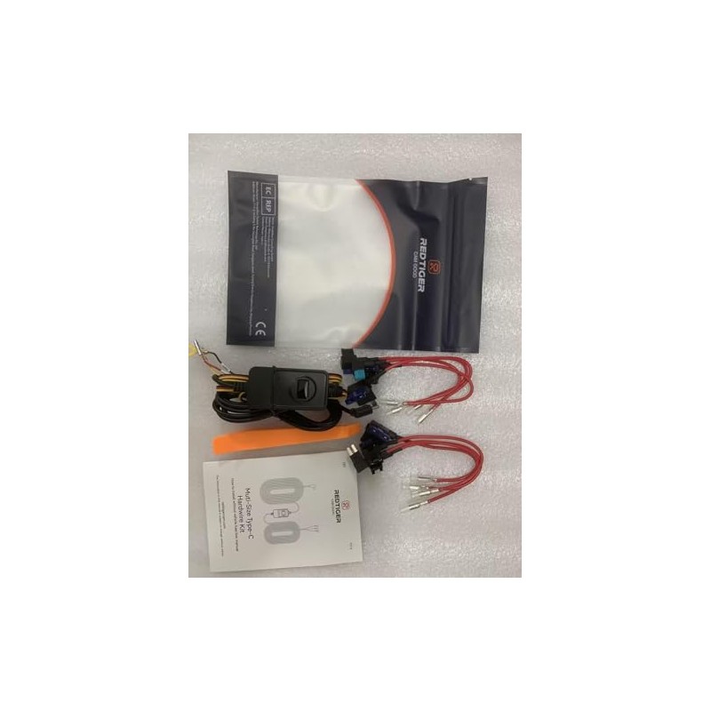 REDTIGER Kit de Cableado para Cámara de Tablero con Indicador