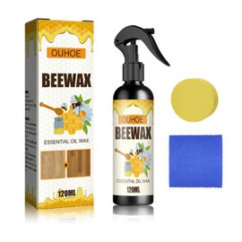 Beeswax Spray Furniture Polish, Used to for Leather Floors Wood Furniture Polish and Cleaner Care. (1Pcs)