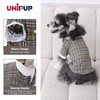 UNIPUP Plaid Dog Shirt for Small Dogs, Summer and Fall