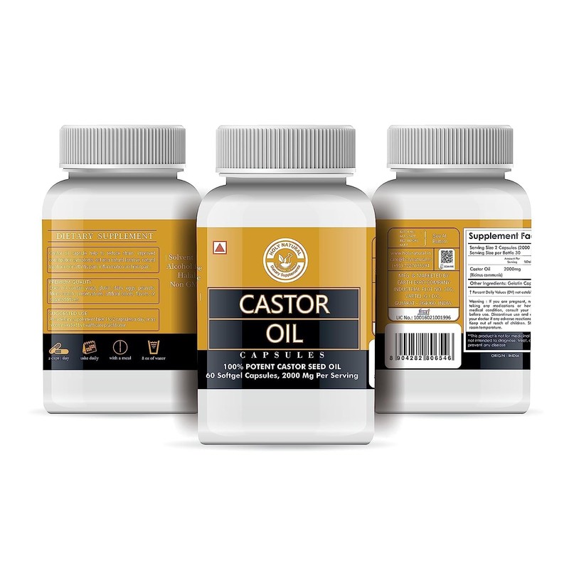 Sheltr Sheltr Castor Oil Capsules - 60 Softgel Capsule