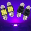 SOCAL-LED LIGHTING 31mm Festoon LED Bulb Canbus Super Bright 3030