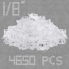 Eunice Tile Leveling System- 4650 Piece Tile Leveling Clips 1/8",