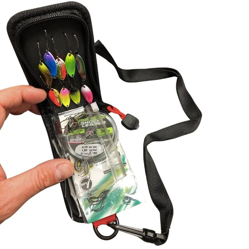 Molix Wallet Lure Case, Unisex Adult, Black, One Size