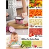 Manual Food Processor Vegetable Chopper, Geedel Pull Chopper with String,