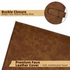 Vienrose 13"x11" Scrapbook Album Gift Set Faux Leather DarkBrown 60