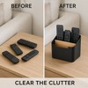 2-Pack 2-Compartment Desktop Storage Organizers for Remotes, Cosmetics and Office