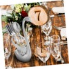 Ciieeo 1 Set Swan Cutlery Combination Elegant Alloy Dessert Spoons