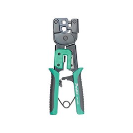 Pro'sKit 300-063 Ratcheted Modular Plug Crimper, Multi