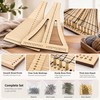 Ship Model Rope Ladder Weaving Jig Kit, Wood and Metal