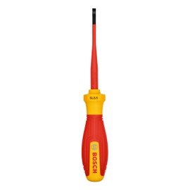 Bosch Professional VDE Screwdriver SL3.5x75 (Certified up to 1000 V, Insulated with Polypropylene (PP) and Thermoplastic Elastomer (TPE))