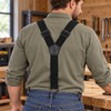Heavy Duty Work Suspenders for Pants – Adjustable 1.5-Inch Wide