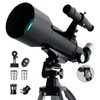 Telescope 70mm Aperture 500mm - Portable Refractor Telescopes for Kids