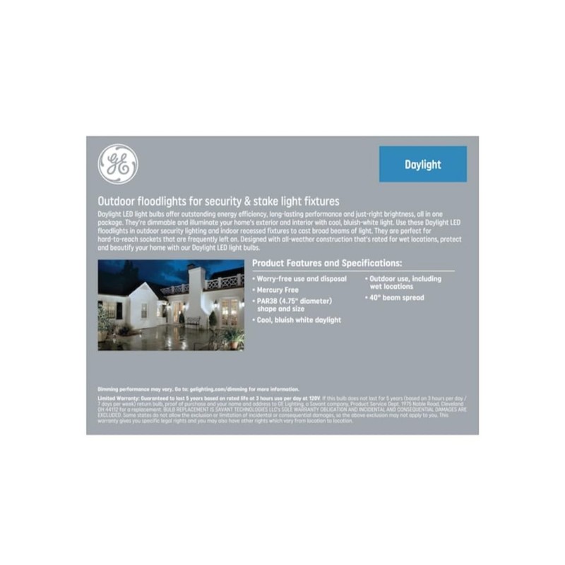 GE Classic 90-Watt EQ LED Par38 Daylight Dimmable Light Bulb