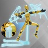4PCS T13 Action Figure Already Assembled,Dummy 13 Action Figure, 3D