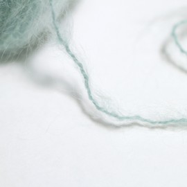 Yokota DARUMA Wool Mohair Wool Yarn Extra Thick Col.5 Purple 01-6320 0.7 oz (20 g) Approx. 16.9 ft (46 m) 5 Ball Set