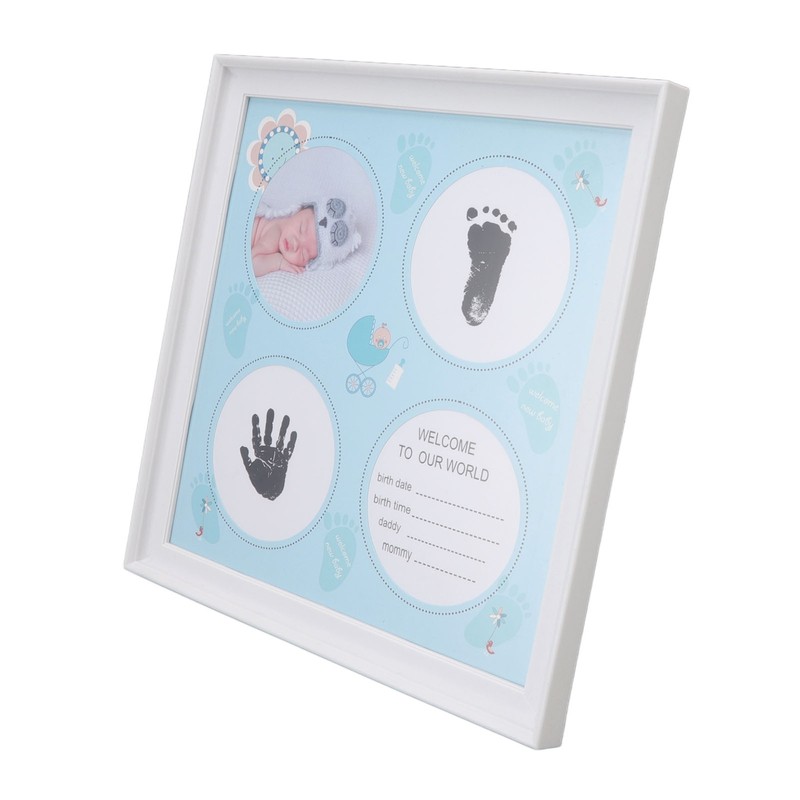 Baby Handprint Footprint Kit for Newborn Boys Girls Wear Resistant