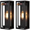 Slypadan 15" Motion Sensor Outdoor Wall Lights, 2 Pack Large