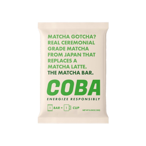 COBA Coffee Chocolate Bars: Energizing, Portable, Gourmet Snack with Natural