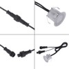 10PCS 32mm Outdoor Waterproof LED Deck Light Kit Landscape Recessed