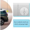 2PC Garage Parking Assistance Tennis Balls, Garage Car Stop Indicator,