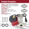 UPS15-55SFC 59896773 Stainless Steel Circulator Pump 3-Speed