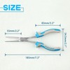SPEEDWOX Long Reach Radio Pliers with Teeth, 7" Long Nose