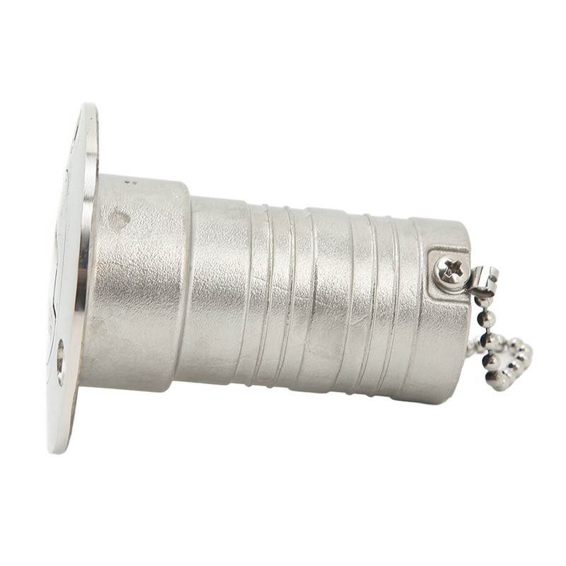 Marine Boat Deck Filler with Keyless Cap Stainless Steel Mirror