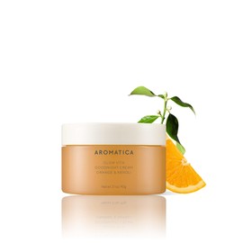 AROMATICA Glow Vita Goodnight Cream Orange & Neroli 3.1fl oz/90g - Wrinkle Care Night Cream, Sleeping Pack with Ceramide, Vitamin Complex