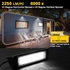 MICTUNING 1pc RV Porch Light, 9" Inch 54W 2000LM Camper
