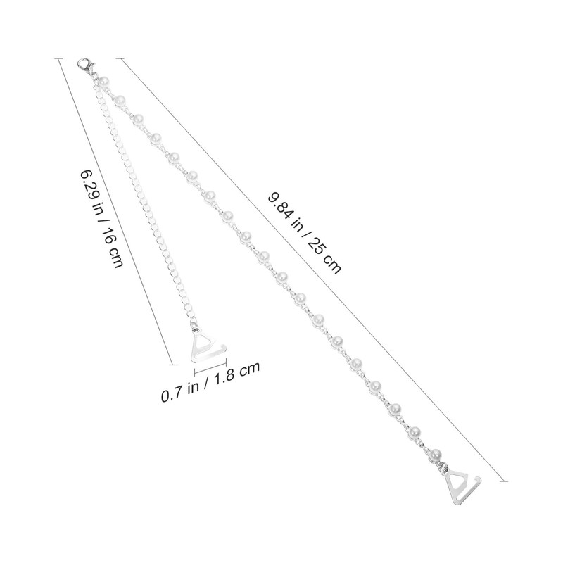 CALLARON 1 Pair Replacement Removable Clip Thin Pearl Smooth Stretch