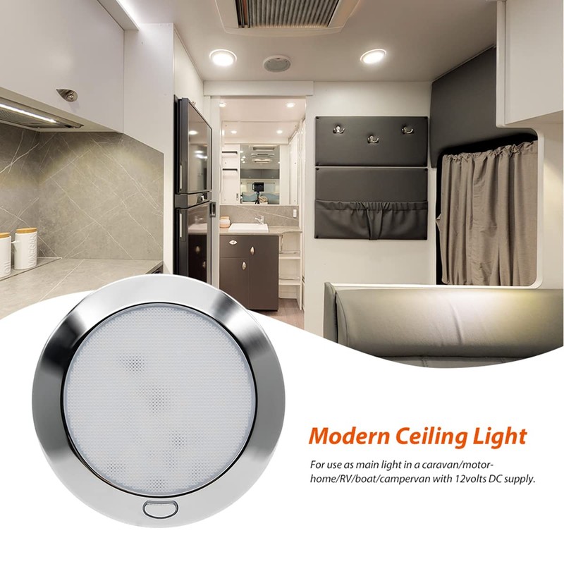 Dream Lighting 12v LED Ceiling Light Dimmable Caravan Interior Lighting