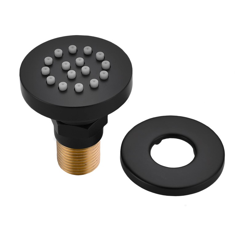 Solid Brass Body Spray Shower Jet - Round Massage Side