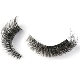 3D False Eyelashes, Natural Eyelashes, Pure Handmade Natural Look, Fluffy Artificial Eyelashes, Multipack Strip Lashes, 10 Pairs (HSJ19)