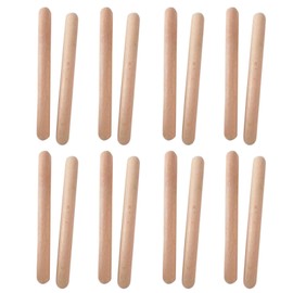 Faderr 8Pairs Classical Wood Claves, Instrument Rhythm Sticks, Musical Wooden Toys, Natural Hardwood Percussion Rhythm Sticks Children Musical Toy Gift