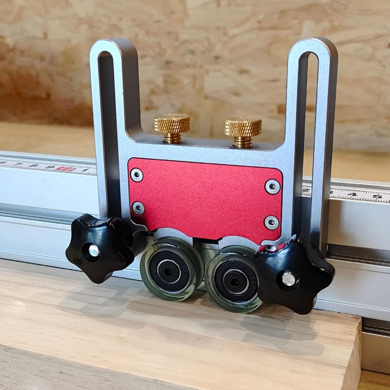 Bearing Roller Featherboards for Table Saw and Router Table Fence,