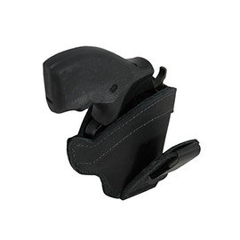 Barsony Black Leather Tuckable IWB Holster for S&W J Frame Snub Nose Right