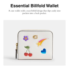 Coach Women's Essential Billfold Wallet, B4/Chalk Multi
