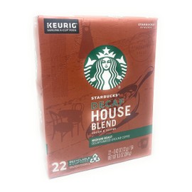 Starbucks Coffee Company Starbucks Decaf House Blend, Medium Roast K-Cup Coffee Pods, 100% Arabica, 22 ct​