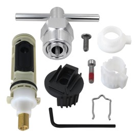 Replacement Cartridge for 1 222 for Moen - Includes Removal Tool 104421 & Handle Adapter Kit 116653 | Scald Guard & Consistent Warm Water Control for One Hanlde Posi-Temp Shower System